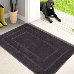 Dirt Trapper Door Mat 34" X 59", Non-Slip/Skid Machine Washable Entryway Area Rug, Dog Doormat, Super Absorbent Welcome