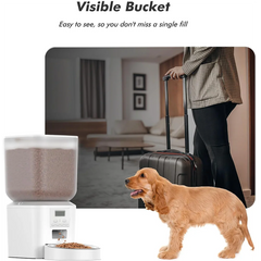 271oz Automatic Dog Feeders with Key Contol SUS304 ABS Large Capacity Furpipi Pet Smart Feeder Automatic Cat Dog Food Dispenser