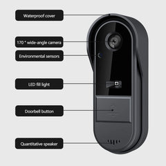 Outdoor Wireless Doorbell Phone Video Eye Doorbells Digital Door Peephole Security Protector With LED Night Vision Smart Home