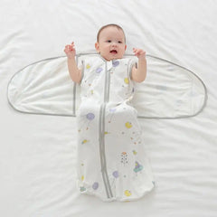 Adjustable Wearable Blanket Pure Cotton Swaddling Sleeping Bag Comfortable Sleeping Bag Cotton Sleeping Bag Kids For Comfortable