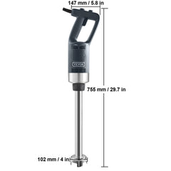 SucceBuy Commercial Immersion Blender 500W/ 750W Variable Speed Portable Mixer with 304 Stainless Steel Blade for Soup Baby Food