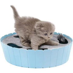 Interactive Cat Toy Running Mouse Automatic Teaser Indoor Play Hide Seek Engaging Exercise Cats Automatic Motion Pet Toy