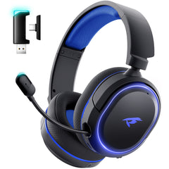 Picun G2PRO Wireless Gaming Headset Bluetooth 2.4G Headphones 7.1 Surround 5ms Low Latency ENC Mic for PC PS4 PS5 Phone Switch