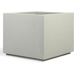 Modern Outdoor/Indoor Square Planter, Lightweight, Heavy Duty, Weather Resistant, Polymer Finish, Commercial