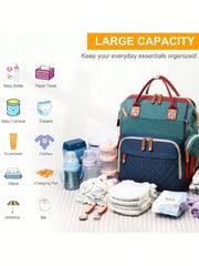 Baby Diaper Bag Backpack With Changing Station, Multifunction Waterproof Large Capacity Travel Bags Newborn Baby Essential Gifts