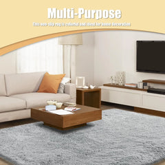 Ultra Soft Fluffy Area Rugs for Bedroom Living Room 8x10, Nursery Rug, Non-Slip Carpet for Kids Dorms Decor, Rug
