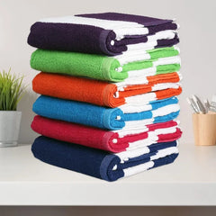 100% Cotton Luxury Bath Towel Set - Soft & Absorbent Quick-Dry Towels for Bathroom, Spa, Beach or Gym - 30"x60" Large Size