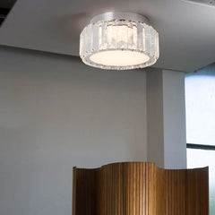 Modern Big Crystal Ceiling Lamp LED Light Circle Chandelier Lustre Indoor Bedroom RC Dimmable Fixtures Living Room Hotel Decor