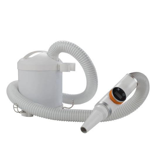1600W Pet Hair Smart Hair Dryer with 4 Different Nozzles and 1 Hose, 4-in-1 Pet Suitable for Dogs and Cats, White