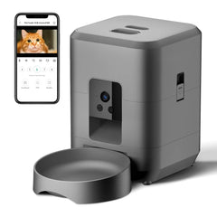 2L Camera Pet Feeder Timing 5V USB Smart Automatic Feeder For Cat WIFI APP Video Intelligent Dry Food Dispenser Dog Feeding Bowl
