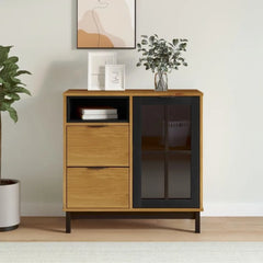 Wooden Buffet Sideboard Storage Cabinet Console Table Kitchen Dining Room Furniture Organizer, Entryway Cupboard