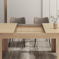 Modern Extendable Wooden Dining Table – Space-Saving Design for Gatherings & Small Kitchens