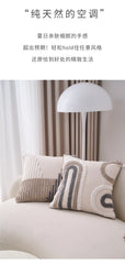 Bohemian Pillowcases Sofa Living Room Home And Decoration Cotton Linen Pillow Cover Bedside Backrest Tassel Cushion Cover