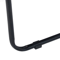 Black 63x20 inch metal arch stand full length mirror