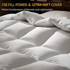 Duvets Luxury Down Comforter,fluffy Goose Down Fiber Comforter, Ultra Soft Down,all Year Round Warm Hotel Comforter Home Textile