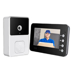 4.3 Inch IPS Screen Intelligent Video Intercom Doorbell 2 Way Audio 2.4G Wi-Fi Infrared Night Vision for Home Surveillance