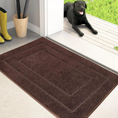 Dirt Trapper Door Mat 34" X 59", Non-Slip/Skid Machine Washable Entryway Area Rug, Dog Doormat, Super Absorbent Welcome