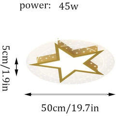 Creative Led Dimmable Ceiling Lamp Starry Sky Acrylic Ceiling Light Flush Mount Ceiling Light Fixture Modern Children's Room Pe