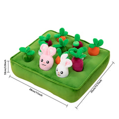 Interactive Dog Toys Vegetable Carrot Plush Toy For Dogs Cats Snuffle Mat Durable Chew Teething And Training Toy Pet Supplies