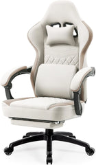 Gaming Chair Breathable Fabric Computer Chair with Pocket Spring Cushion, Comfortable Office Chair with Gel Pad and Storage Bag
