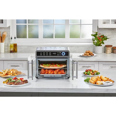 BLACK+DECKER Crisp 'N Bake Air Fryer Toaster Oven Combo, 12 in 1 Countertop Convection Oven Cooks Food Fast, Fits a Whole Pizza