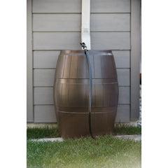 Raincatcher, Flat-Back Rain Barrel with Spigots