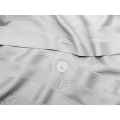 Queen Duvet Cover, 3 Piece Set, Genuine 100% Organic Viscose Derived from Bamboo, Luxuriously Soft and Cooling, 2 Pillowcases