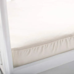 Organic Waterproof Crib Mattress Pad, Skin Friendly, Breathable & Absorbent Crib Mattress Protector