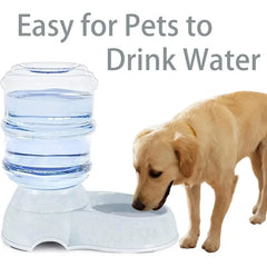 Pet Water Dispenser Station for Large Dogs and Cats,3 Gallon/11L Gravity Automatic Feeder, Cat Dog Water Fountain