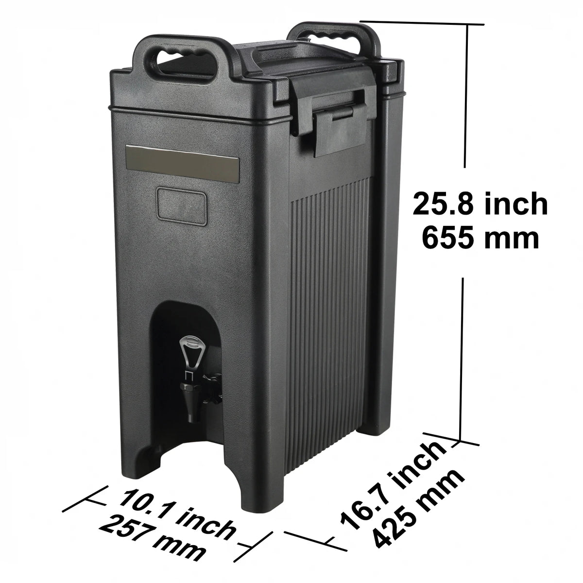 SucceBuy 2.5 5 10 Gallon Insulated Beverage Dispenser Food-grade Hot and Cold Beverage Server Thermal Drink Dispenser Cooler
