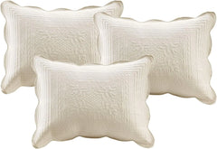 Madison Park Tuscany Daybed Cover Set-Trendy Damask Quilting With Scalloped Edges All Season Luxury Bedding With Bedskirt,