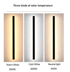 LED Outdoor Wall Light Modern Waterproof IP65 villa Porch Garden patio exterio Wall Lamp Rainproof in front of garage door Lamp