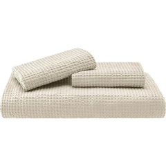 Cotton Duvet Cover King - 100% Cotton Waffle Weave Coconut White Duvet Cover King Size, GentleSoft™ and Breathable Bedding Set
