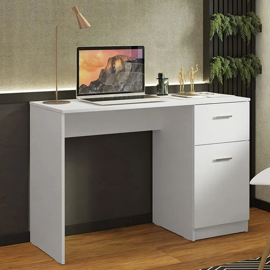 Compact Computer Desk Study Table for Small Spaces Home Office  Student Laptop PC Writing Desks with Storage and Drawer