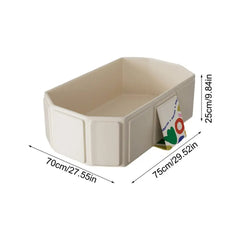 Foldable Baby Bathtub Foldable Baby Bath Portable Shower Basin Includes 5 Balls 2 Ducks Water Toy For Kids 0-8 Years Old Boys