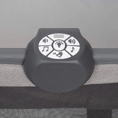 Nursery Center Travel Crib with Removable Rock-A-Bye Bassinet, Changing Table, Organizer, and Electronic Music Center