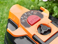 Perimeter Wire Free Robot Lawn Mower Cuts Small Lawns 1000-2000 Square Feet with Optical Navigation, Obstacle Avoidance