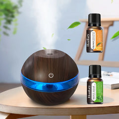 1pc Aroma Diffuser, Rattan Look Essential Oil Diffuser with Waterless Auto Shut-off Protection for Aromatherapy And Humidificati
