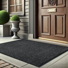 Front Door Mat Heavy Duty Indoor Outdoor Door Mat Non-Slip Backing Doormat for Entryway Stain and Fade Resistant Commercial