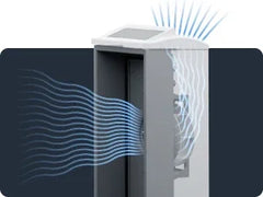 468 Air Purifier - White | Ideal for Medium or Large Spaces Up to 1,200 Square Feet
