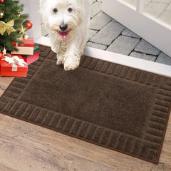 Door-Mat Non-Slip Front Doormat Entrance Mats for Front Door Entry Resist Dirt Washable Doormat Absorbent Entryway Door Mat