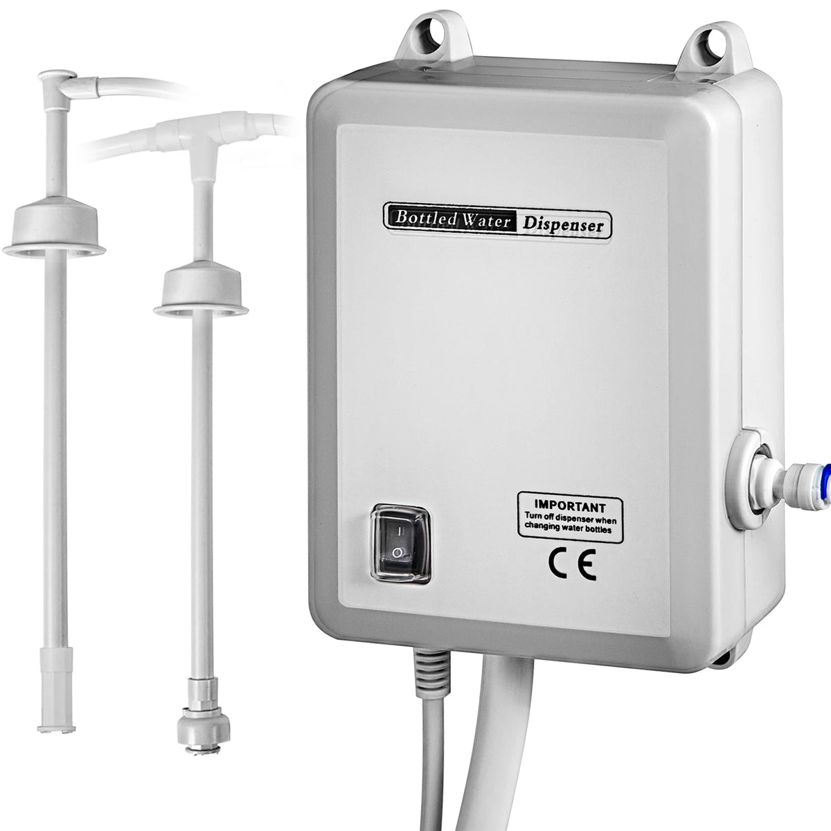 SucceBuy Bottled Water Dispensing Pump With PE Pipe 1 Gal/MIN 40PSI for Coffee Tea Machine Water Dispenser Refrigerator IceMaker