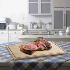 Bamboo Kitchen Cutting Board - 12 Pack - Eco Friendly Wooden Chopping Boards for Meat & Vegetables - 17”x 13”x 0.5”