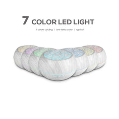 Ultra Quiet 550ml Aroma Diffuser  Wood Texture Finish   7 Color LED Night Light  Remote Control Humidifier +  6 Essential Oils
