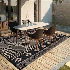 Outdoor Rug 5'x7' Outdoor Plastic Straw Rug Waterproof Patio Mat Camping Rug Reversible RV Mat Outdoor Area Rugs