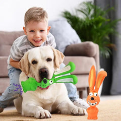 Puppy Fetch Interactive Play Toy Squeak Toys With High Flexibility Dog Chew Toys Puppy Teething Chew Toys For Boredom Relief