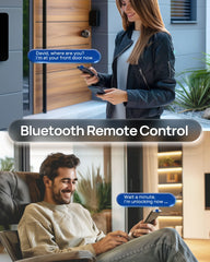 Blacksmith Keyless Smart Door Lock Smart Deadbolt with App Control & Fingerprint & 2 Keys Electronic Door Lock for Home Office
