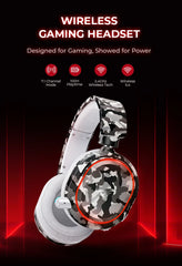 Picun G2PRO Wireless Gaming Headset Bluetooth 2.4G Headphones 7.1 Surround 5ms Low Latency ENC Mic for PC PS4 PS5 Phone Switch