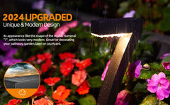 4/6 Pack Bright Solar Outdoor Lights Pathway, 12 Hrs Solar Garden Lights, Auto On/Off for Outside Landscape Path Yard Walkway