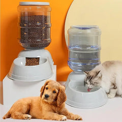 Pet Water Dispenser Station for Large Dogs and Cats,3 Gallon/11L Gravity Automatic Feeder, Cat Dog Water Fountain